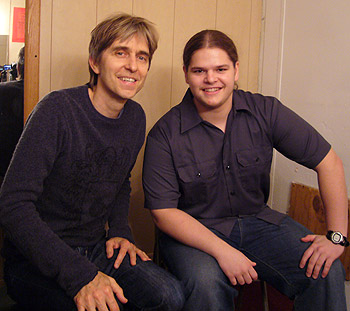 Ivan Chopik with Eric Johnson in 2008