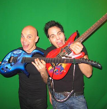 Dave Martone and Joe Satriani