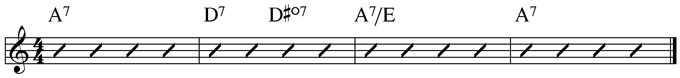 Basic Blues Subs Example 2
