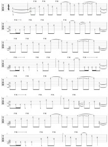 Haunted Shores - Scarlet Main Riff